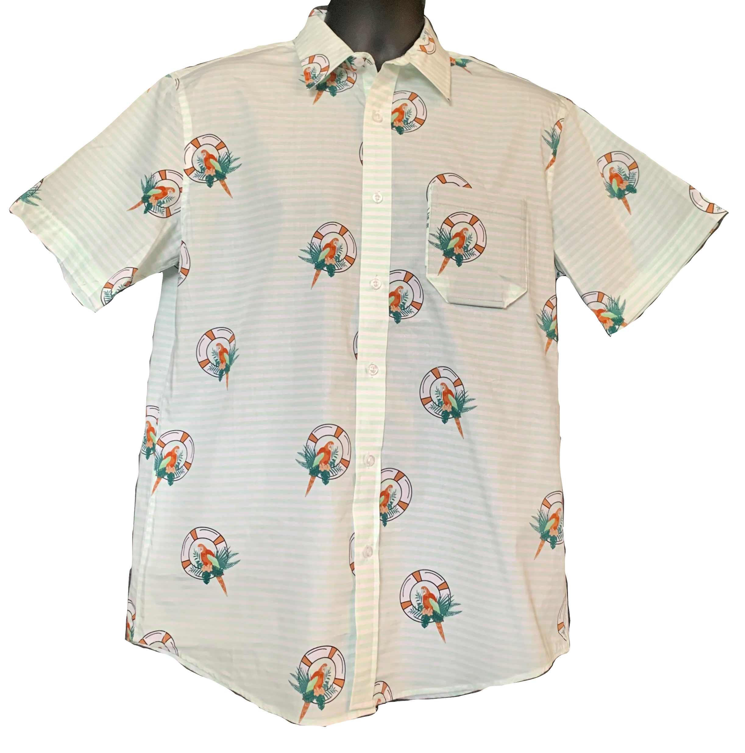 Vans top parrot shirt